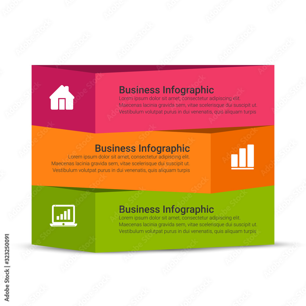 Poster business data visualization. timeline infographic icons designed for abstract background template