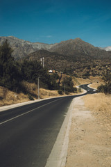 road in mountains