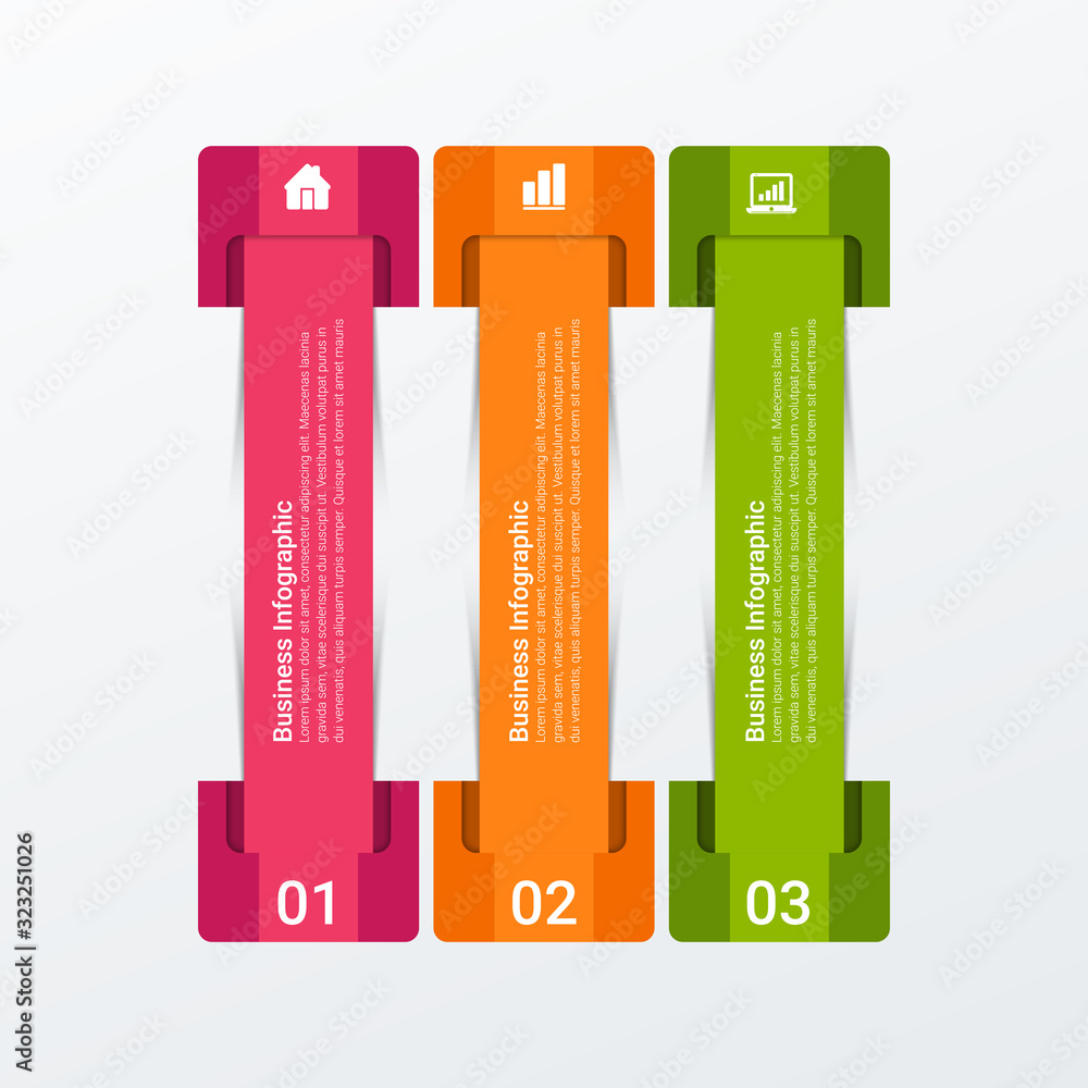 Poster business data visualization. timeline infographic icons designed for abstract background template