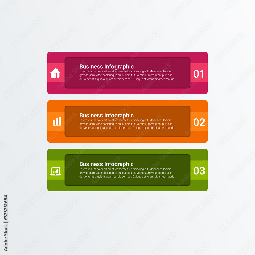 Poster business data visualization. timeline infographic icons designed for abstract background template