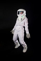 Astronaut in space, in zero gravity