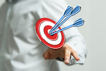  makes a dart throw on the target. The concept of persistence in business..