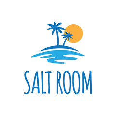 vector logo of the salt room, recreation room