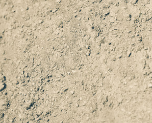 Sand with gravel as a building material.