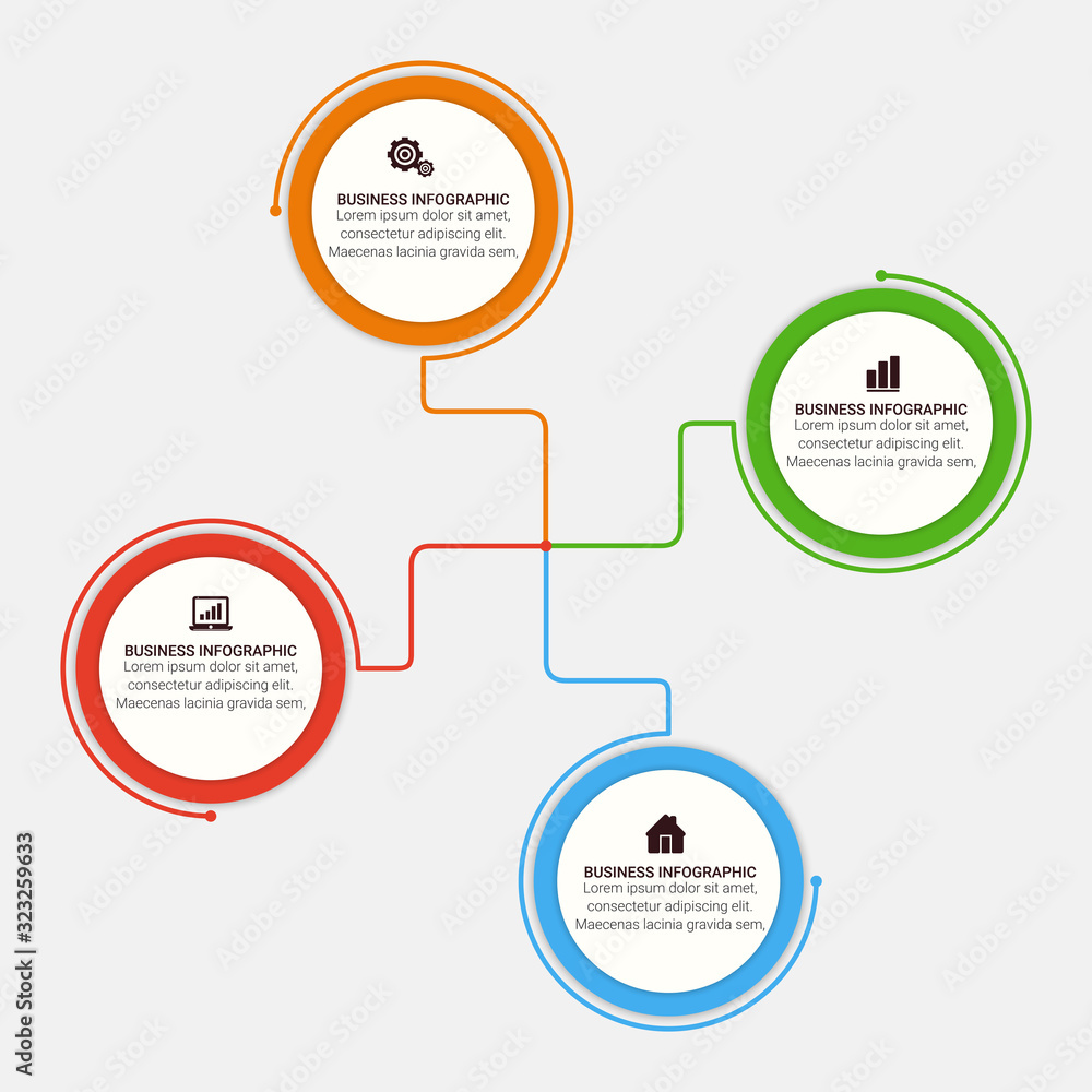 Poster presentation template design. business data graphs. vector financial and marketing charts.