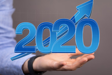year 2020 business solution concept