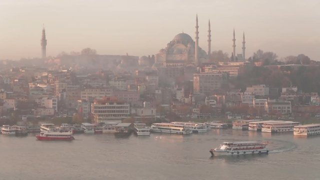 The Suleymaniye Mosque is an Ottoman imperial mosque located on the Third Hill of Istanbul, Turkey