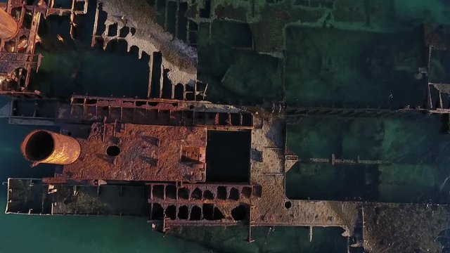 Schiffswrack in Epanomi bei Thessaloniki
