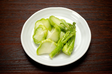 搾菜の一夜漬け