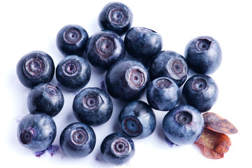 blueberry berry isolated on white background