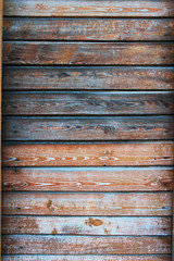 Fototapeta premium Wood background texture with dry peeling paint and cracks. Background, design element, photo background, place for text.