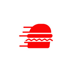 Burger restaurant logo design vector template