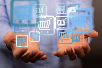 Shopping cart as part of the network in hand . The concept of Innovation in e-Commerce.