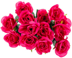 bouquet of artificial flowers