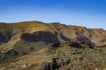 landsscape on la gomera canary island