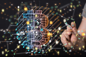 data code binary concept 3d
