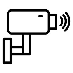Video surveillance icon vector illustration. CCTV Camera, Security camera symbols. 7/24 video monitoring illustration for perfect mobile and web UI designs.