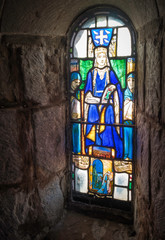 Stained Glass windows from Edinburgh Castles