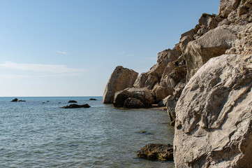 Sizilianische Steinküste