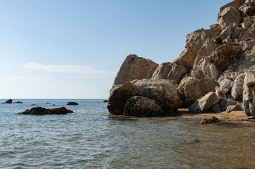 Sizilianische Steinküste