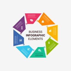 Timeline infographic design element and number options. Business concept with 3, 4, 5, 6 steps. Can be used for workflow layout, diagram, annual report, web design. 