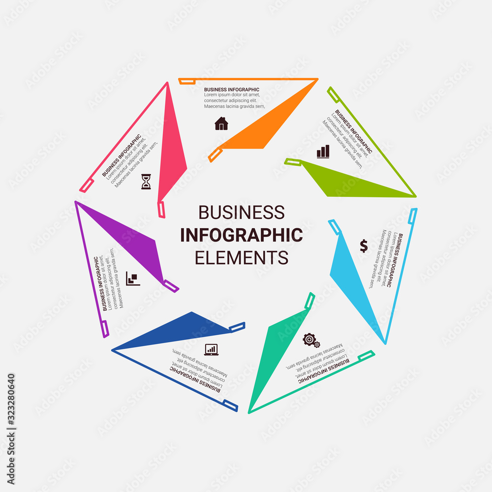 Poster timeline infographic design element and number options. business concept with 3, 4, 5, 6 steps. can 