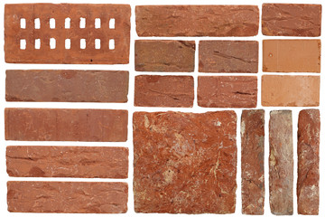 Ziegel Klinker Backstein Textur freigestellt © W. D. Summers