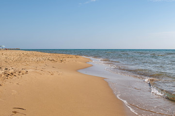 Strand in Sizilien