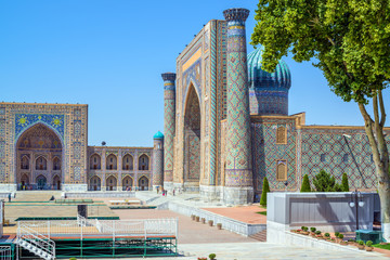 Sher-Dor Madrasah on Registan square, Samarkand, Uzbekistan