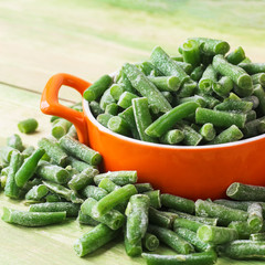 Frozen cut green beans - 323284293