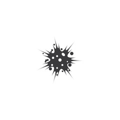 Bacterial Logo Template vector symbol