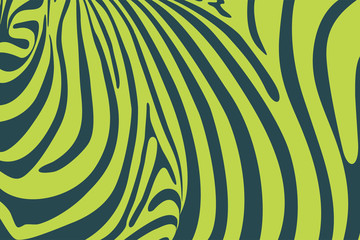 Seamless colorful animal skin texture of zebra with combination dark and light green color.  © 1234design