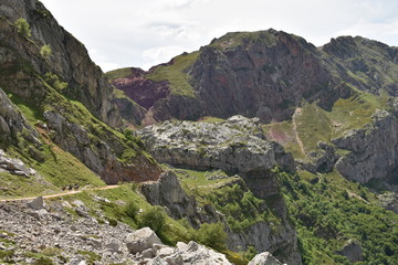 camino a Los Lagos de Saliencia, Somiedo, Asturias, España, Spain
