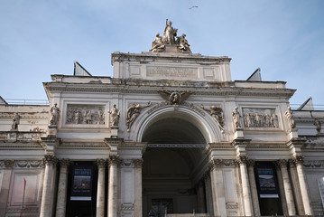 Rome, Italy - February 03, 2020 : View of Palazzo delle Esposizioni