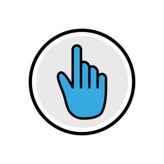 Fototapeta premium Hand icon