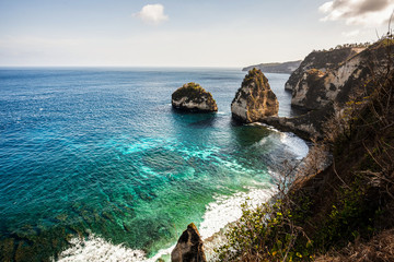 Atuh Beach in Nusa Penida Island in Indonesia