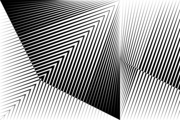 Abstract halftone lines background, minimal geometric dynamic pattern, vector modern design texture for card, cover, decoration.