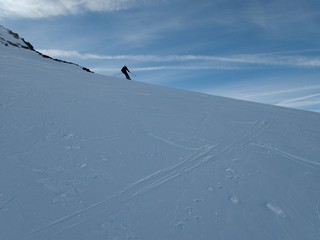 skitouring paradise silvretta mountains in austria