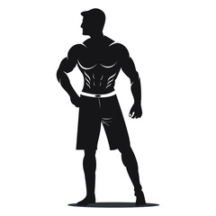 strong gym logo desig vector 
