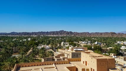 Fototapeta na wymiar View over Historic Nizwa City, Oman