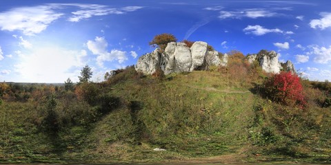 Autumn HDRI Sunny Panorama