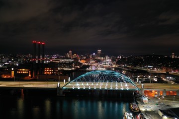 bridge at night