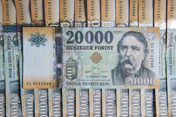 Hungarian Forint 20 000 Forint Banknote Ferenc Deák. Europe Hungary.