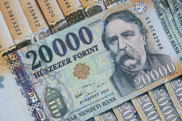 Hungarian Forint 20 000 Forint Banknote Ferenc Deák. Europe Hungary.