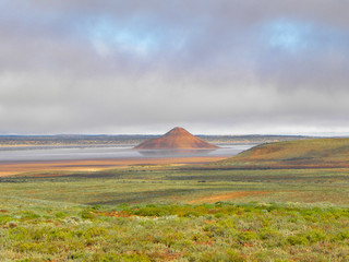 Lake Hart Salt Lake near Cooper Pedy National Park South Australia