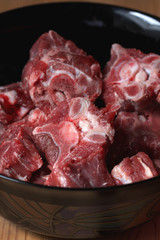 Lammknochen, Fleischknochen vom Lamm