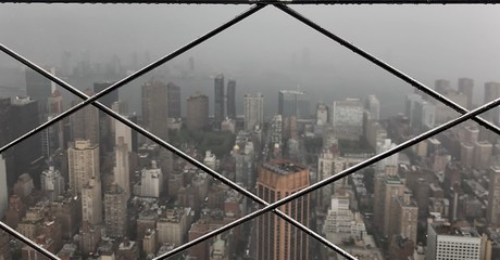 Fototapeta premium view from empire state