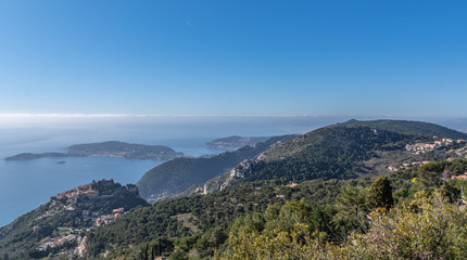 Fototapeta na wymiar Panorama French Riviera