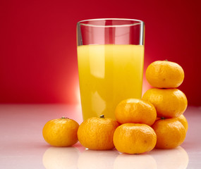 Tangerines or orange Mandarin fruit