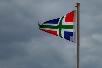 flag of the dutch province of Groningen